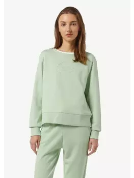 Толстовка comma CI Sweatshirt langarm, зеленый