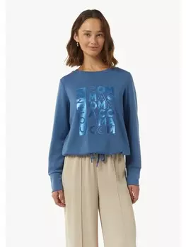 Толстовка comma Sweatshirt langarm, синий