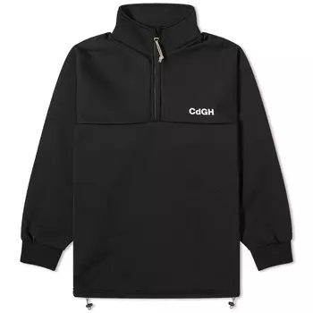 Толстовка Comme Des Garcons Homme Cdgh Half Zip, черный
