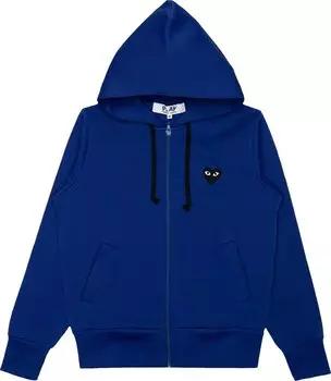 Толстовка Comme des Garons PLAY Big Black Heart Hooded Sweatshirt 'Navy', синий