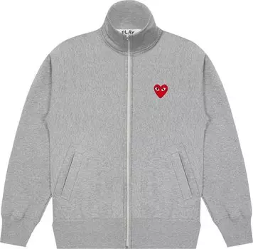 Толстовка Comme Des Garons Play Crewneck Sweatshirt 'Grey', серый