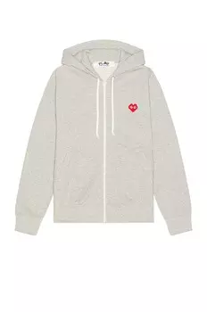Толстовка Comme des Garons Invader Hooded, серый