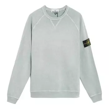 Толстовка compass patch long-sleeved sweatshirt 'green' Stone Island, зеленый