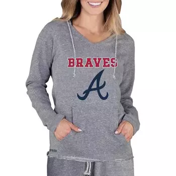 Толстовка Concepts Sport Atlanta Braves, серый