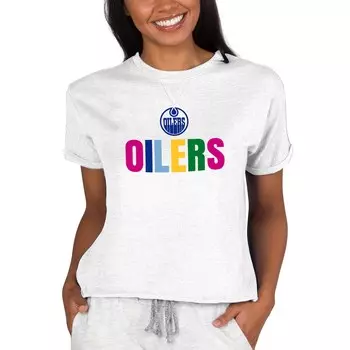 Толстовка Concepts Sport Edmonton Oilers, серый