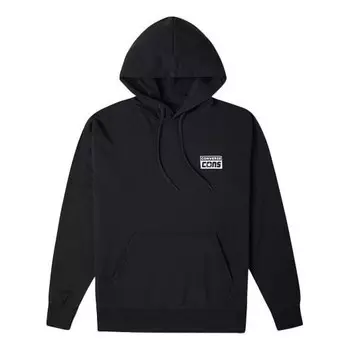 Толстовка cons pullover hoodie 'black' Converse, черный