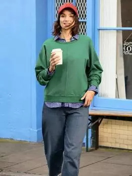 Толстовка constance из богатого органического хлопка Baukjen, цвет Emerald