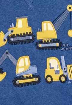 Толстовка CONSTRUCTION VEHICLE JoJo Maman Bb, синий