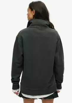 Толстовка CONTRAST STITCH HALF ZIP Superdry, черный