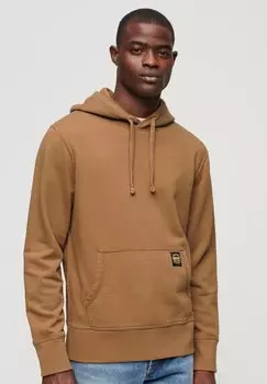 Толстовка CONTRAST STITCH RELAXED Superdry, коричневый