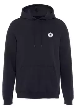 Толстовка Converse с капюшоном "CONVERSE GO-TO CHUCK TAYLOR PATCH PULLOVER HOODIE", черный