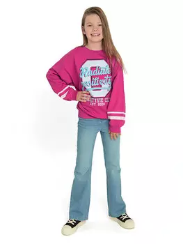 Толстовка COOL CLUB, цвет pink/wei