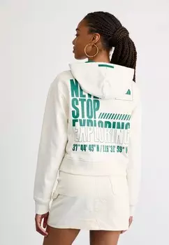 Толстовка COORDINATES CROP HOODIE The North Face, кремовый