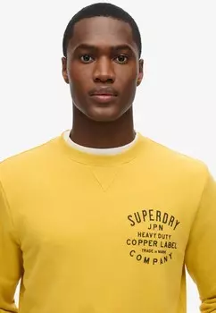 Толстовка COPPER LABEL GRAPHIC CREW Superdry, желтый