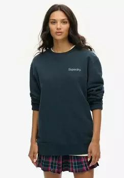 Толстовка CORE LOGO CITY LOOSE CREW Superdry, темно-синий
