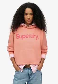 Толстовка CORE LOGO CITY Superdry, коралловый