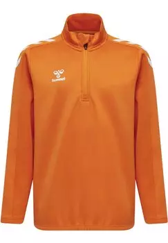 Толстовка CORE XK HALF ZIP Hummel, цвет orange tiger
