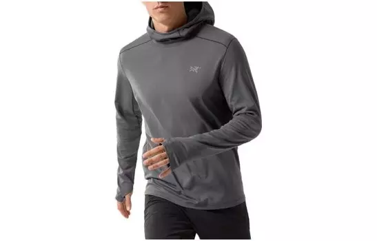 Толстовка Cormac Heavyweight для мужчин Arcteryx, серо-зеленый