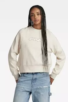 Толстовка Cornely с логотипом G-Star Raw, белый