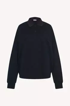 Толстовка Corzas из хлопка The Row, синий