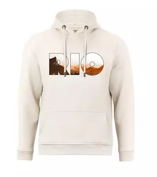 Толстовка Cotton Prime Skyline Hoodie Rio de Janeiro Weltenbummler Kollektion, песочный
