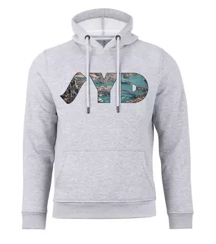 Толстовка Cotton Prime Skyline Hoodie Sydney Weltenbummler Kollektion, серый меланж