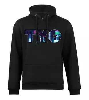Толстовка Cotton Prime Skyline Hoodie Tokio Weltenbummler Kollektion, черный