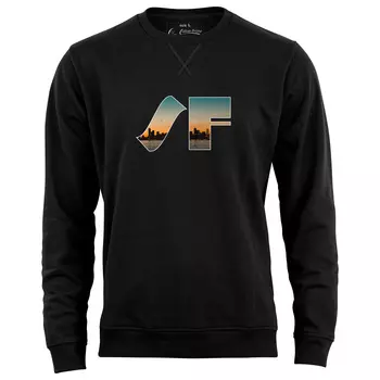 Толстовка Cotton Prime Skyline San Francisco Weltenbummler Kollektion, черный