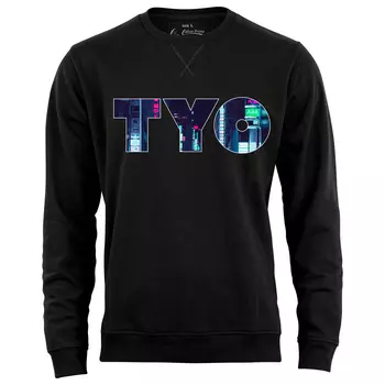 Толстовка Cotton Prime Skyline Tokio Weltenbummler Kollektion, черный