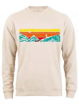 Толстовка Cotton Prime Sweatshirt Berge Let's Hiking, бежевый