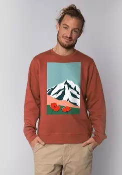 Толстовка COUNTRYSIDE 04 watapparel, коричневый