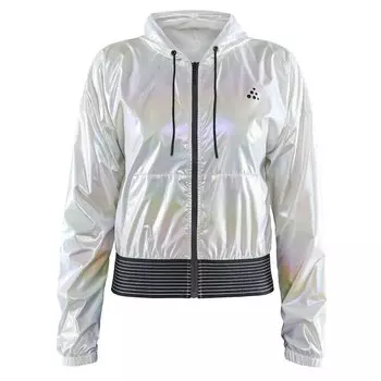 Толстовка Craft UNTMD Shiny Full Zip, серебряный