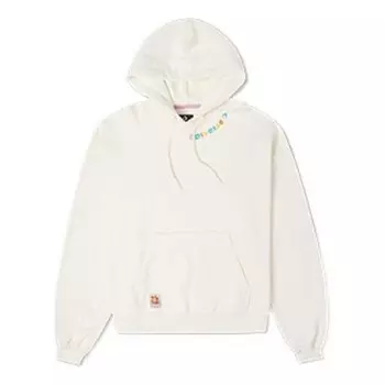 Толстовка crafted fashion graphic hoodie 'white' Converse, белый