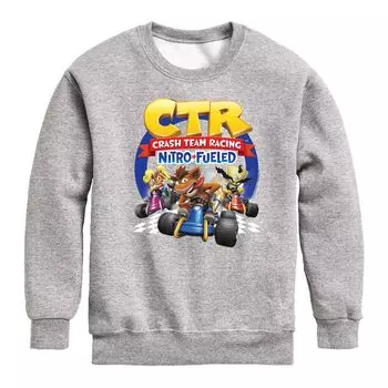 Толстовка Crash Bandicoot CTR Race для мальчиков 8–20 лет Licensed Character