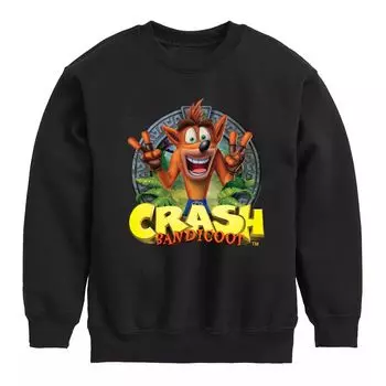 Толстовка Crash Bandicoot для мальчиков 8–20 лет Licensed Character, черный