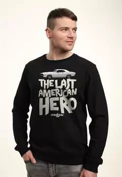 Толстовка CRASH & BURN AMERICAN HERO Henry Tiger, черный