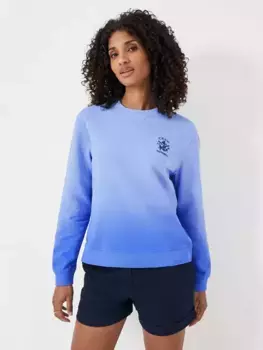 Толстовка Crew Clothing Ombre Crew Neck, цвет light/blue