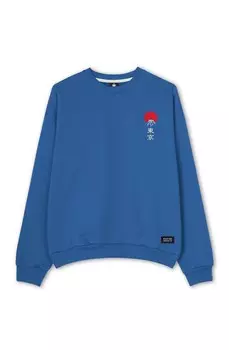 Толстовка CREW FUJI UNISEX Kaotiko, синий