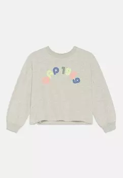Толстовка CREW GIRLS GAP, цвет grey heather