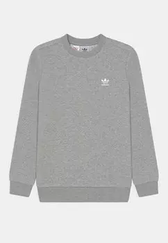 Толстовка CREW JUNIOR UNISEX adidas Originals, цвет medium grey heather