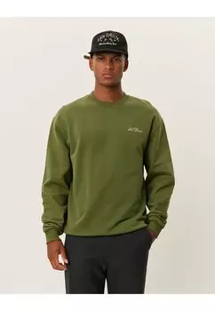 Толстовка CREW Les Deux, зеленый