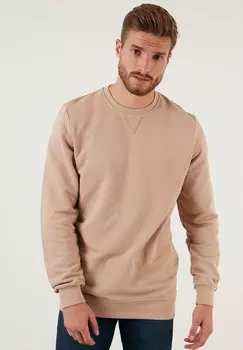 Толстовка CREW NECK BASIC Buratti, цвет beige