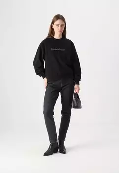 Толстовка CREW NECK Calvin Klein Jeans, черный