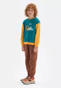 Толстовка CREW NECK CAMPING DAGI, цвет green