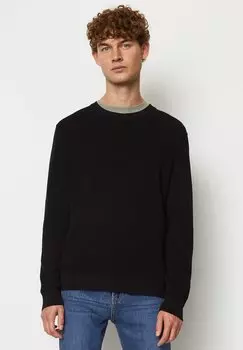 Толстовка CREW NECK MINI STRUCTURE GARMENT DYE Marc O'Polo DENIM, цвет black