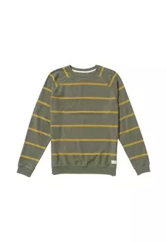 Толстовка CREW NECK RVCA, зеленый