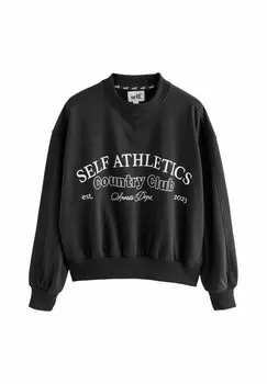 Толстовка CREW NECK Self., черный