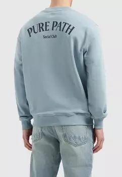 Толстовка CREWNECK Pure Path, сине-серый
