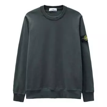 Толстовка crewneck sweatshirt 'grey' Stone Island, серый