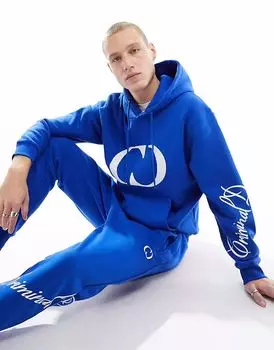 Толстовка Criminal Damage с большим логотипом CD в кобальтово-синем цвете